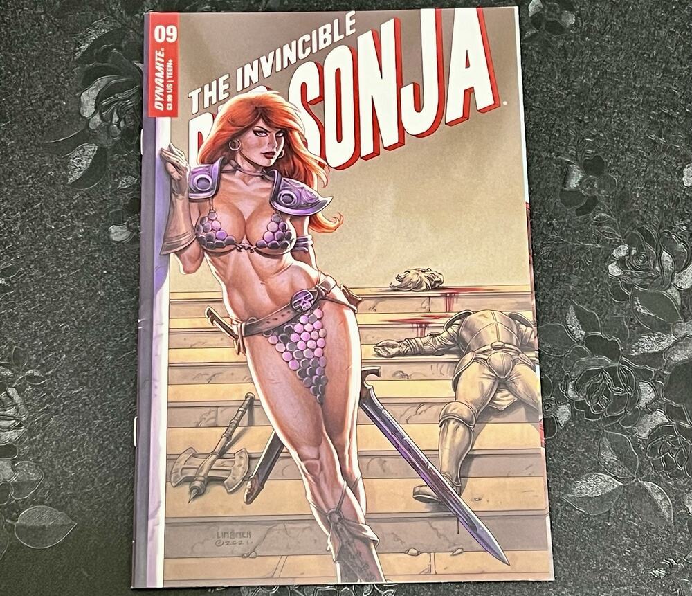 The Invincible Red Sonja # 09 Dynamite Comics